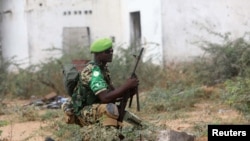 Faayilii - Miseensa garee nagaha eegumsaa AMISOM, Somaaliyaa, Guraandhala, 28, 2019.