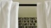 Earth-Conscious Hotel Guests Re-Use Towels