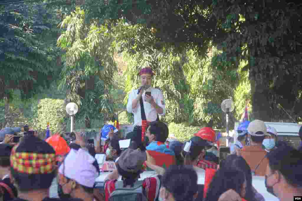 ရန်ကုန်မြို့ရောက်တိုင်းရင်းသားလူမျိူးများ (၁၆)စု စုပေါင်း ဆန္ဒပြပွဲ