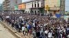 Thousands of Ethiopian opposition activists demonstrate in Addis Ababa, June 2, 2013. 