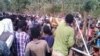 በቤጊ ከተማ ለአንድ የግጭቱ ሰለባ የተካሄደ የቀብር ሥነ-ሥርዓት (ከፌስ ቡክ የተገኘ ፎቶ) 