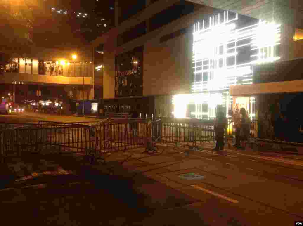 香港争真普选全民抗争星期二进入第3天(美国之音图片/海彦拍摄)