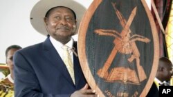 Presiden Uganda Yoweri Museveni di Kampala (foto: dok). 