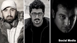  از راست به چپ: حسین رجبیان، مهدی رجبیان٬ یوسف عمادی