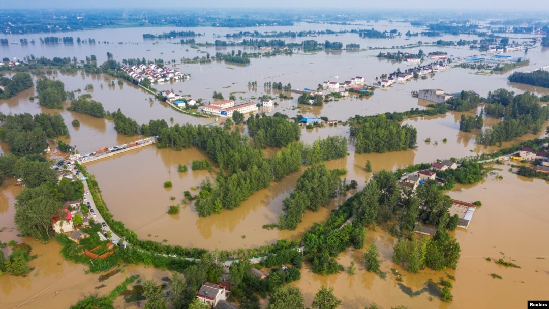 Anhui ပြည်နယ် တဝန်းမှာ ရေကြီးမှုဖြစ် (China Daily via Reuters) 