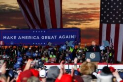 Presiden AS Donald Trump saat melakukan kampanye di Butler, Pennsylvania, AS, 31 Oktober 2020. (REUTERS / Shannon Stapleton)