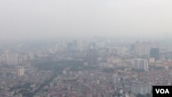 Most Vietnamese worry about air pollution, but it's cited most highly as a concern in Hanoi, which is closer to the polluting factories of southern China.