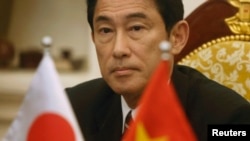 日本外相岸田文雄。（資料圖片）