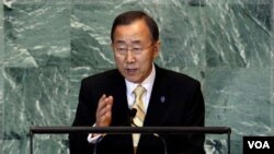 Sekjen PBB Ban Ki-moon: tidak adil membiarkan negara-negara miskin memikul dampak perubahan iklim.