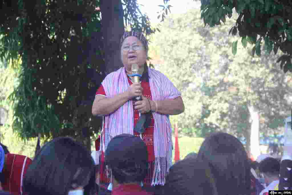 ရန်ကုန်မြို့ရောက်တိုင်းရင်းသားလူမျိူးများ (၁၆)စု စုပေါင်း ဆန္ဒပြပွဲ