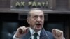 urkish Prime Minister Recep Tayyip Erdogan addresses his Islamic-rooted party in parliament in Ankara, Turkey, Tuesday, June 25, 2013. Turkish police held 20 people allegedly involved in violent protests, as Erdogan a financial claimed a conspiracy to harm Turkey.