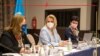Američka ambasadorka u Crnoj Gori Džudit Rajzing Rajnke i ministarka zdravlja Jelena Borovinić Bojović (Foto: Ministarstvo zdravlja/rtcg.me)