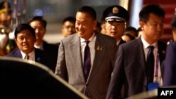 2023年10月16日泰國總理賽塔抵達北京出席第三屆「一帶一路」高峰論壇
