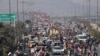 Security Tightened in New Delhi After Farmers Clash with Police 