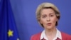 EU Commission President von der Leyen delivers a statement on EU's vaccine strategy, in Brussels