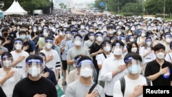 南韓首爾住院醫生8月7日舉行24小時罷工，抗議政府計劃未來10年增加醫學院招生人數以應對可能發生的大規模傳染病爆發（路透社提供）