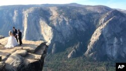 Taman nasional Yosemite di California.