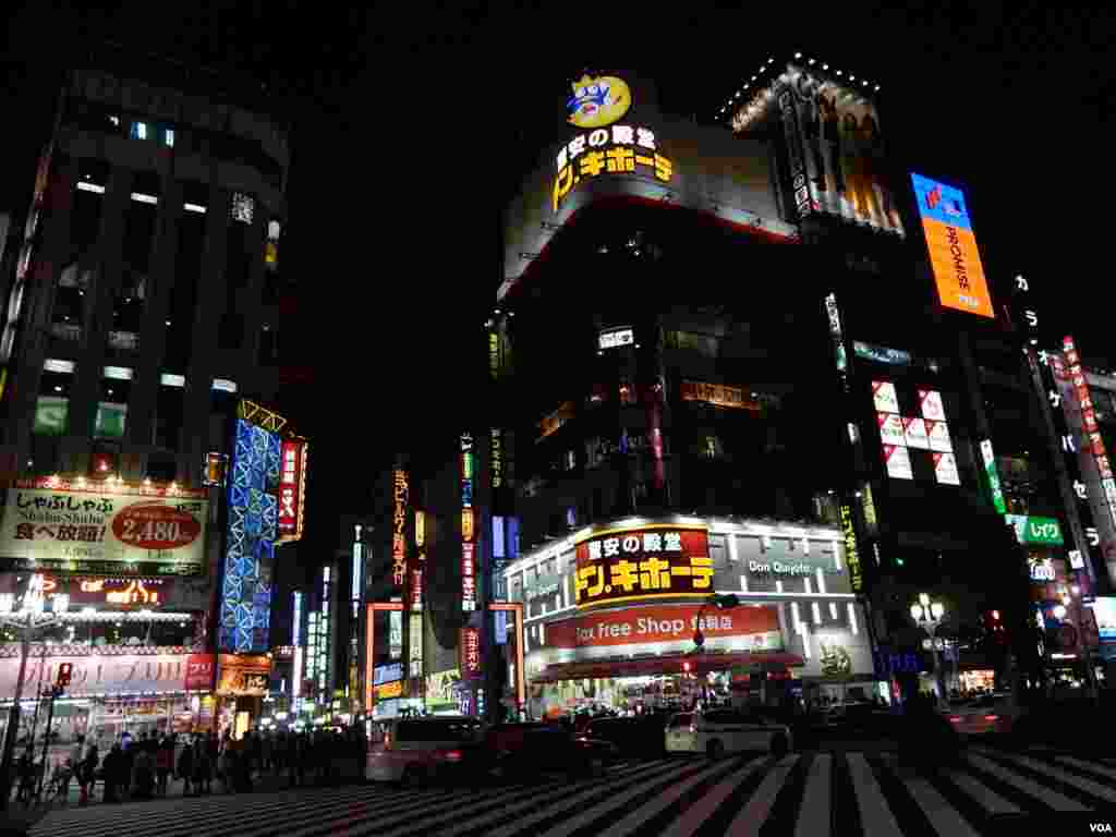 日本成為今年中國國慶黃金周假期中國人外遊目的地首選。(美國之音湯惠芸攝)