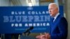 President Joe Biden memaparkan tentang ekonomi AS di Cuyahoga Community College Metropolitan Campus, di Cleveland, Kamis, 27 Mei 2021. 