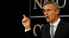 NATO Secretary General Jens Stoltenberg, shown at a news conference in Brussels, July 13, 2016, said NATO and Russia remain at loggerheads over Ukraine but will consider a proposal to reduce the risk of an accidental military confrontation in Baltic airspace.