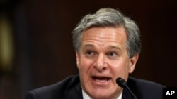 美國聯邦調查局（FBI）局長克里斯托弗·雷7月23日在參院司法委員會作證。