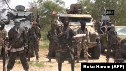 A screengrab of a video released by the Nigerian Islamist extremist group Boko Haram and obtained by AFP shows the leader of the Nigerian Islamist extremist group Boko Haram, Abubakar Shekau.