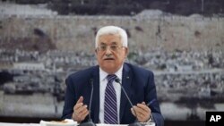 عکس آرشیوی - محمود عباس رییس تشکیلات خودگران فلسطینی