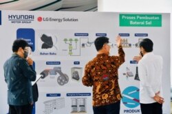Pembangunan Pabrik Baterai untuk kendaraan listrik ini merupakan bagian dari MoU dengan berbagai Perusahaan besar di Korea Selatan. (Setpres RI)