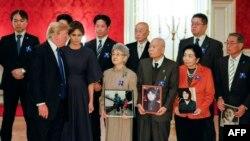 도널드 트럼프 미국 대통령이 지난해 11월 일본 방문 당시 일본인 납북 피해자 가족들을 만나 위로하고, 문제 해결을 위한 노력을 약속했다.
