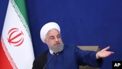 حسن روحانی، رئیس جمهوری ایران، در آخرین جلسه هیئت دولت - ۱۰ مرداد ۱۴۰۰