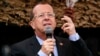 FILE - U.N. special envoy to Congo, Martin Kobler, addresses troops outside Goma in the eastern Democratic Republic of Congo, Aug. 31, 2013. 