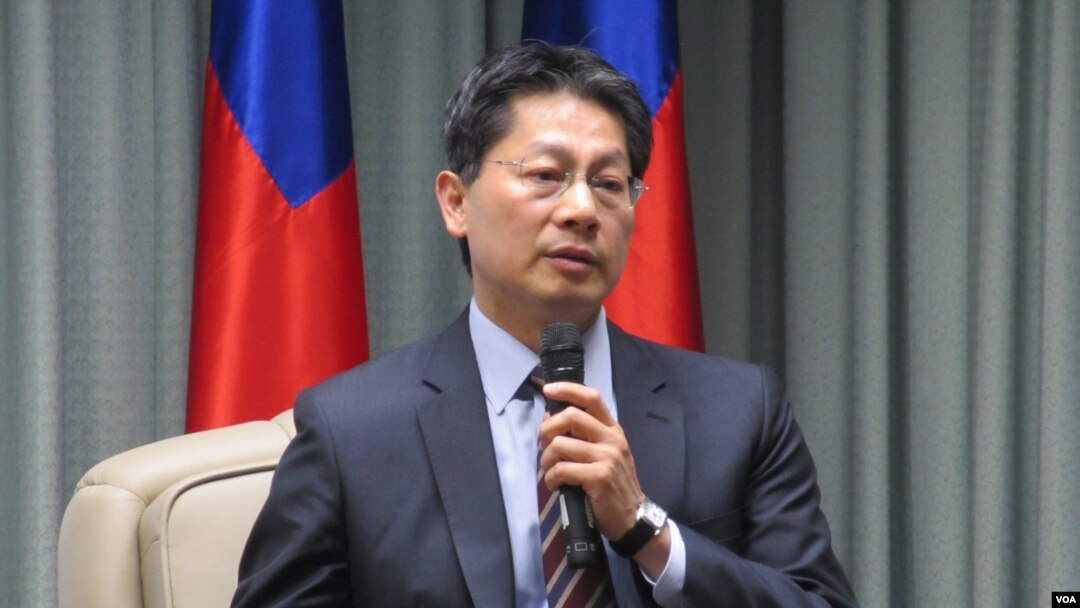 台灣外交部發言人李憲章（美國之音張永泰拍攝）