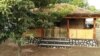 A wooden house in Prawira Village, North Lombok, still intact after the quake. 