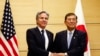 Sekretari amerikan i Shtetit Antony Blinke takohet me kryeministrin japonez Shigeru Ishiba, Tokio, Japoni. 7 Janar 2025