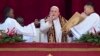 Pope urges 'all people of all nations' to silence arms and overcome divisions in Christmas address