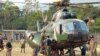 FILE - A Russian-made Mi-17 helicopter is shown at the Pichari military base in Cuzco, Peru, Aug. 21, 2010. The U.S. is working with some Central and South American countries to try to get them to send Russian-made equipment like this to Ukraine.