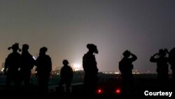 주한미특수전사령부는 28일 한국 험프리스 미군기지 비행장에서 실질적 다영역 준비태세 연합훈련을 수행했다고 공개했다. 사진 제공: 주한미특수전사령부.