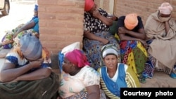 FILE - Refugees at the Dzaleka refugee camp in Malawi are protesting the removal of 600 refugee families from the World Food Program's list of people receiving food rations. Nov. 4, 2022. (Photo courtesy of the protesters.)