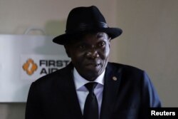 FILE - Haiti's Senate leader Joseph Lambert in Port-au-Prince, Haiti, Jan. 10, 2022. He and Youri Latortue are accused of abusing their positions to traffic drugs and collaborate with gang networks in the country.