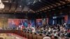Para delegasi menghadiri sesi pertama KTT G20 di Bali, 15 November 2022. (Foto: Ryan Carter/UAE Presidential Court via REUTERS)