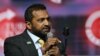 FILE - Kash Patel speaks during a Turning Point Action 'United for Change' campaign rally for Donald Trump in Las Vegas, Oct. 24, 2024. 