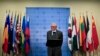 Lakhdar Brahimi, U.N. and Arab League Special Envoy to Syria, speaks during a news conference after closed meetings in the U.N. Security Council, Tuesday, May 13, 2014.