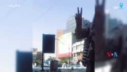 ارسالی شما| حمایت از اعتصاب غذای گوهر عشقی در میدان ولیعصر تهران 