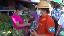 မြန်မာနိုင်ငံတဝှမ်း နှာခေါင်းစည်းတပ်ရေး ဆော်သြတဲ့ လှုပ်ရှားမှု