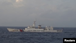2015年12月22日，一艘中國有武裝的海監船進入有東中國海中日有爭議的海域。