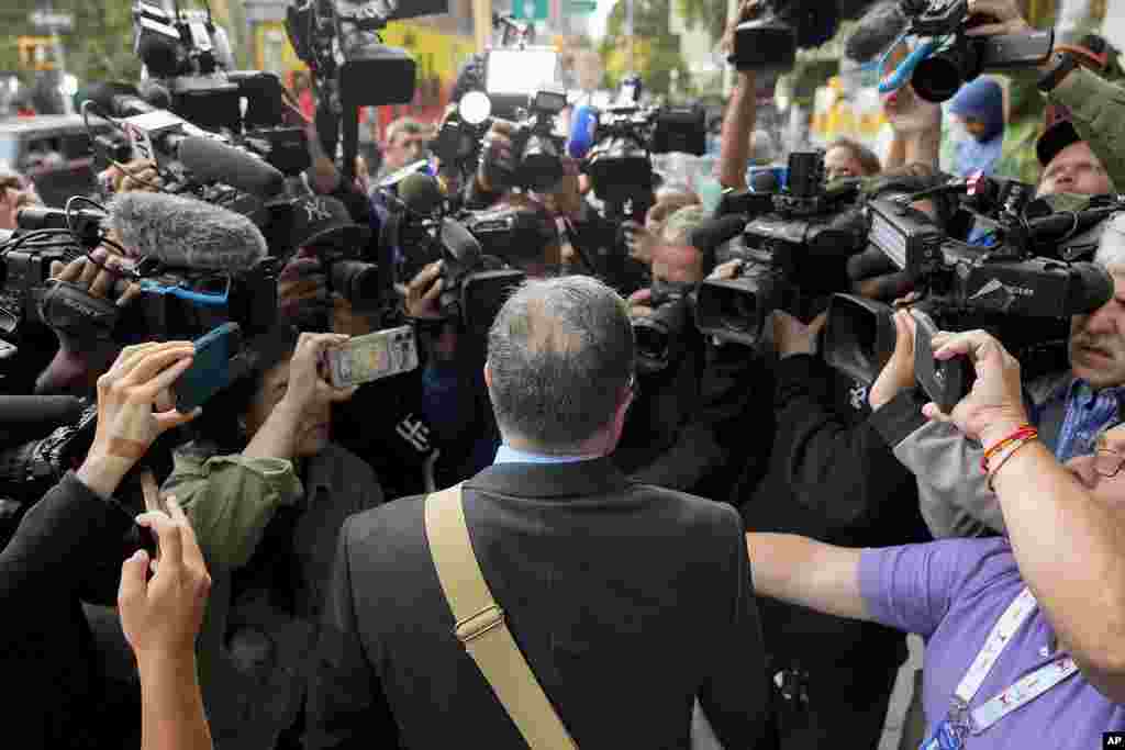 Marc Agnifilo, attorney for Sean "Diddy" Combs, arrives at Manhattan federal court, in New York. Combs faces federal charges of racketeering conspiracy, sex trafficking and transportation to engage in prostitution, according to an indictment unsealed on Tuesday. 