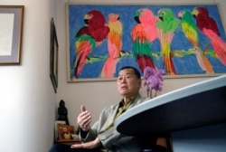 FILE - Media mogul Jimmy Lai Chee-ying, founder of Apple Daily, speaks during an interview to response national security legislation in Hong Kong, China, May 29, 2020.