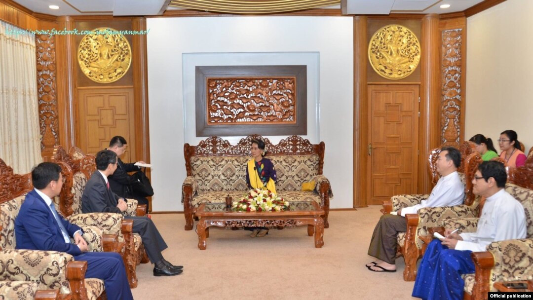 ဒေါ်အောင်ဆန်းစုကြည်နှင့် တရုတ် အာရှရေးရာ အထူးကိုယ်စားလှယ် H.E. Mr. Sun Guoxiang (Ministry of Foreign Affairs Myanmar)