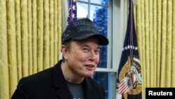 Elon Musk na Sala Oval