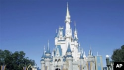 FILE - Cinderella's Castle at Walt Disney World's Magic Kingdom in Lake Buena Vista, Florida, shown in an undated photo.